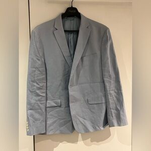 beautiful Lauren Ralph Lauren light blue linen blazer